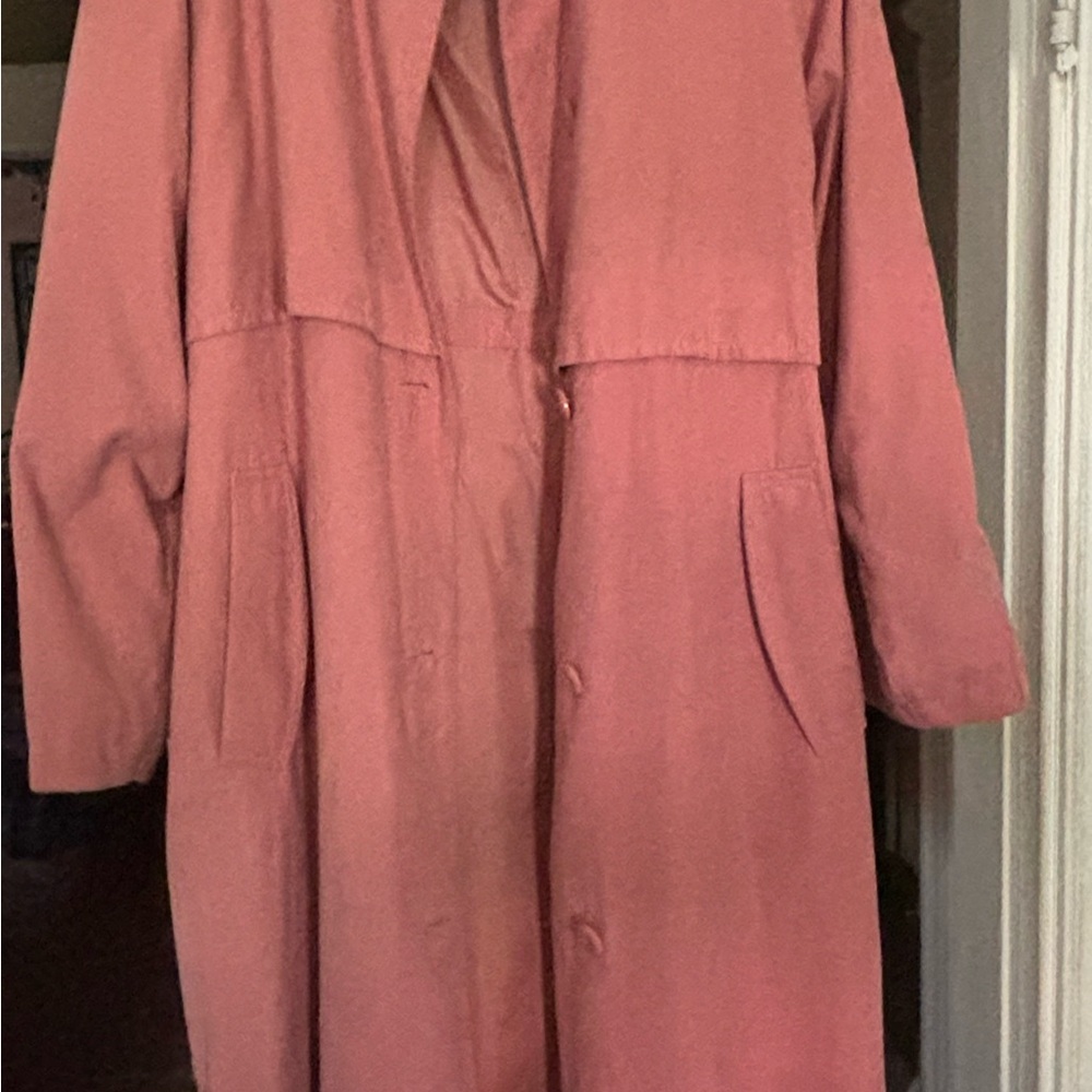 Vintage London Fog Women's Trench Coat - Dusty Rose